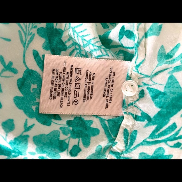 Anthropologie Maeve floral watercolor shirt - Picture 4 of 4